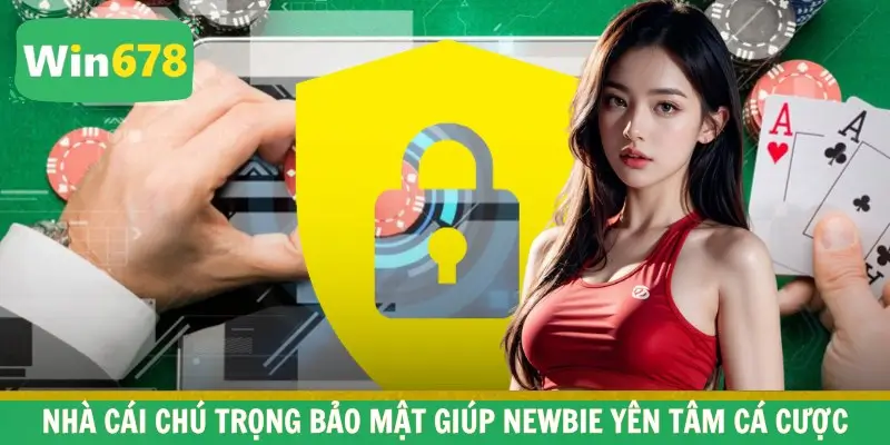 Nhà cái chú trọng bảo mật giúp newbie yên tâm cá cược