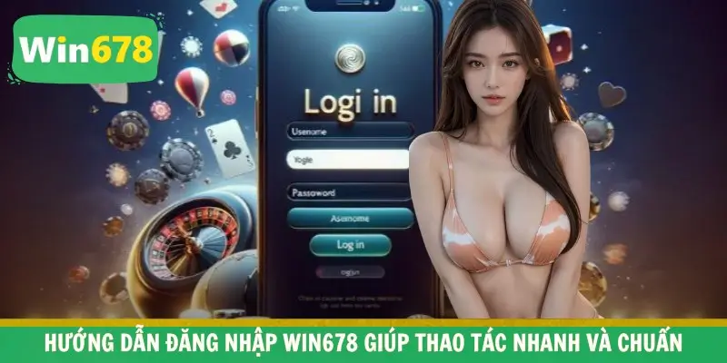 Hướng dẫn đăng nhập WIN678 giúp thao tác nhanh và chuẩn